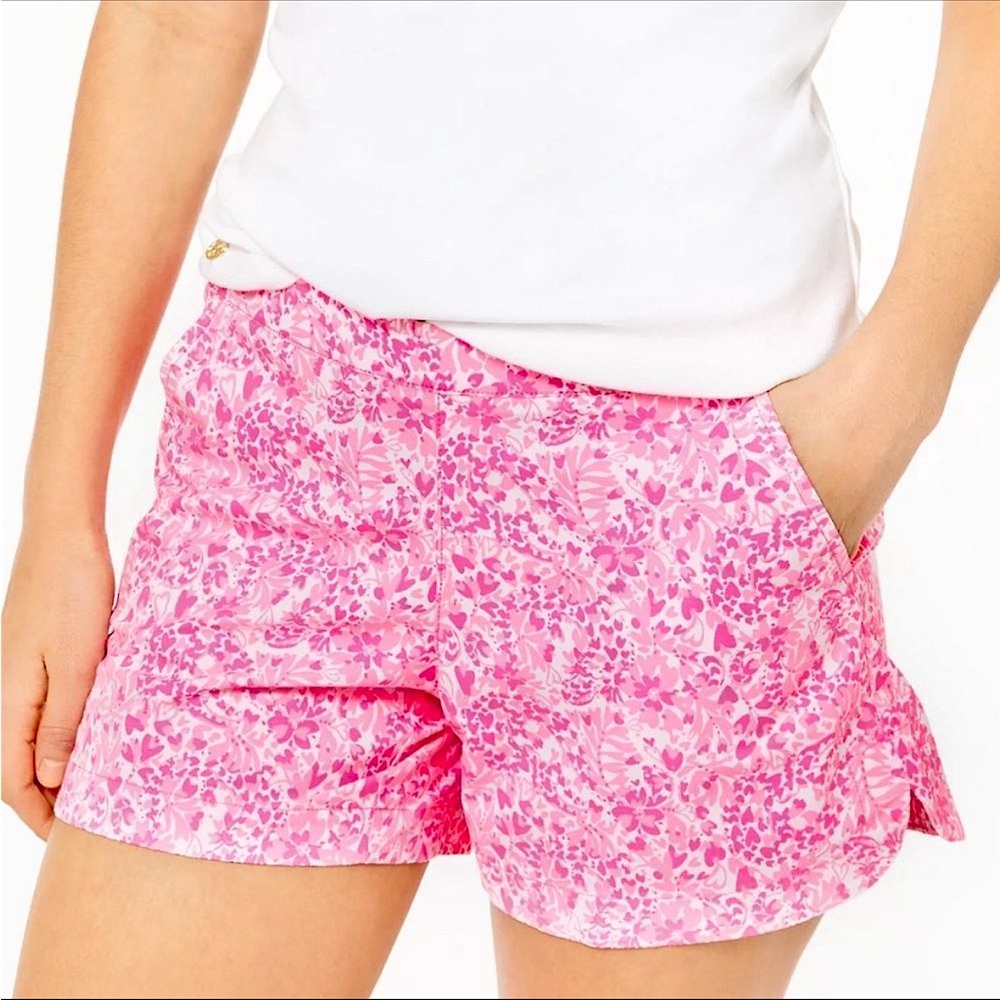 NWT LILLY Pulitzer 5" Ocean View Pull On Short